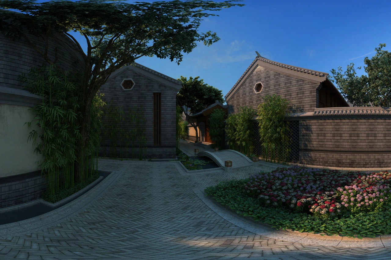 Alley 3D Model .c4d .max .obj .3ds .fbx .stl .blend