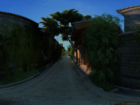 Alley 3D Model