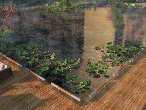 Courtyard 3D Model
