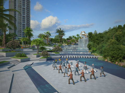 Plaza 3D 模型