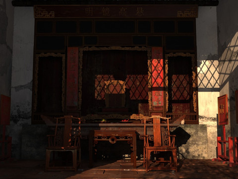 Ancient building 3D Model