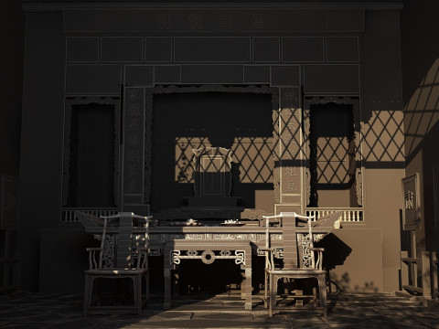 Ancient building 3D Model
