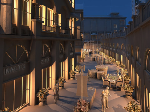 Urban architecture 3D मॉडल