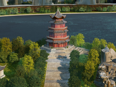Urban architecture 3D Model