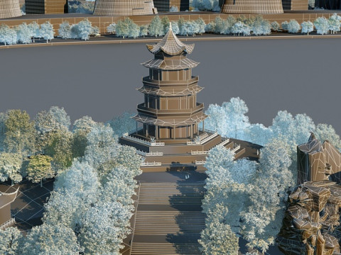Urban architecture 3D Model