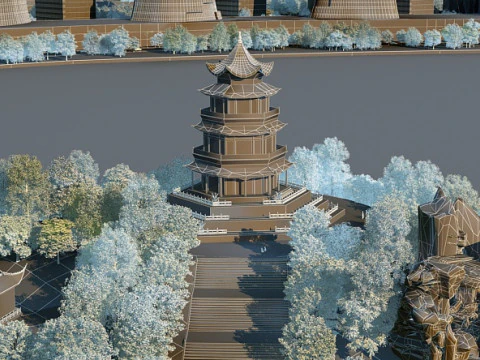 Urban architecture 3D Model