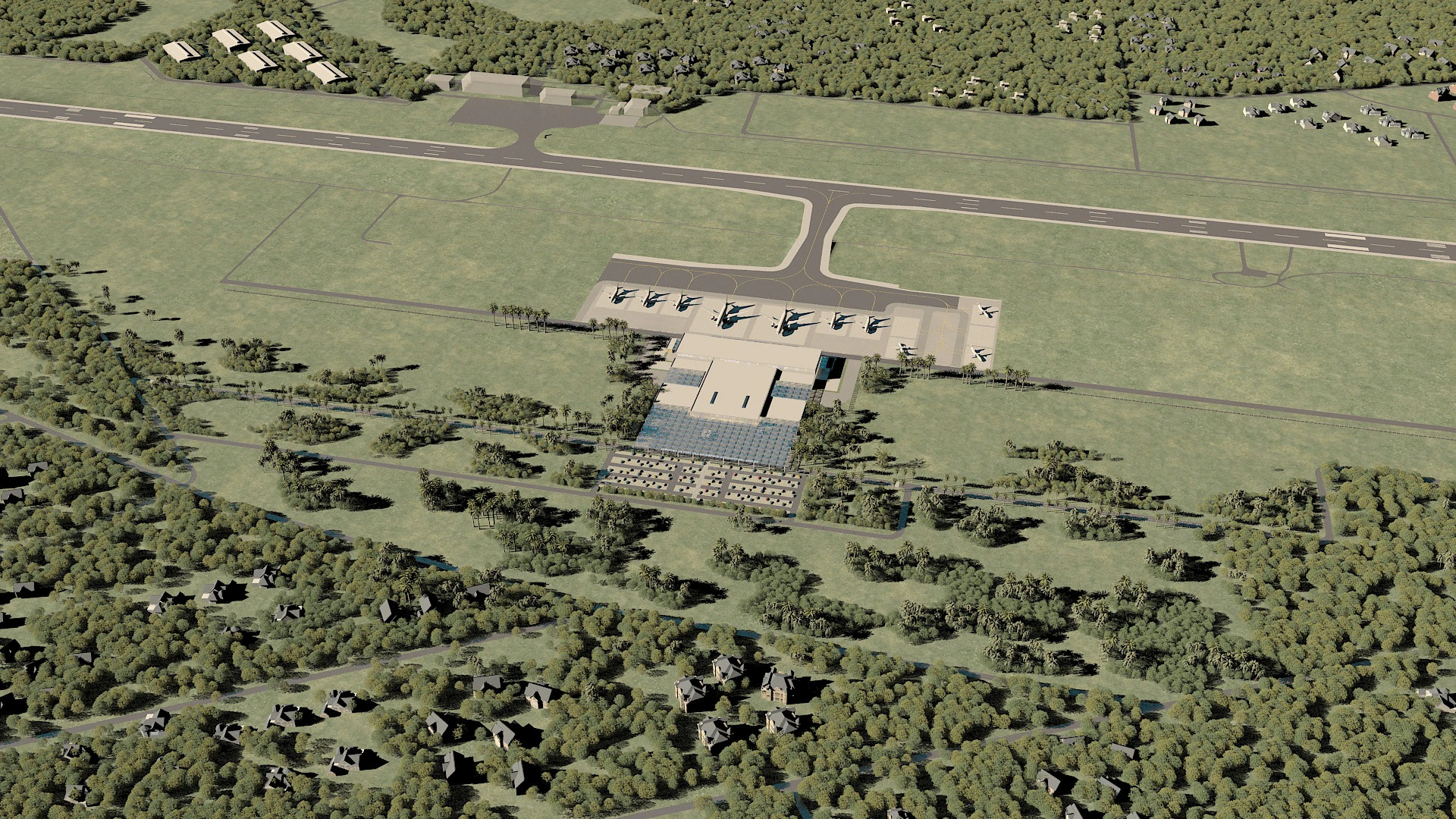 Aerodrome 3D Model .c4d .max .obj .3ds .fbx .stl .blend 