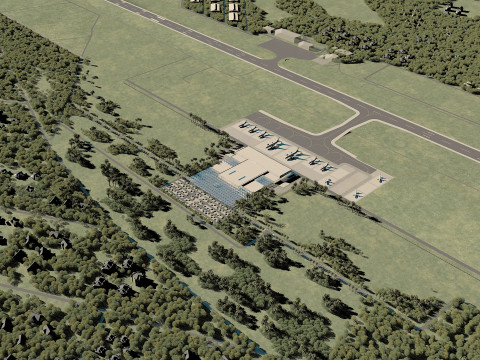Aerodrome 3D Model