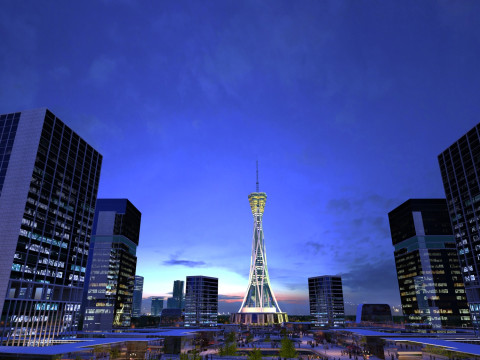 Urban architecture Model 3D