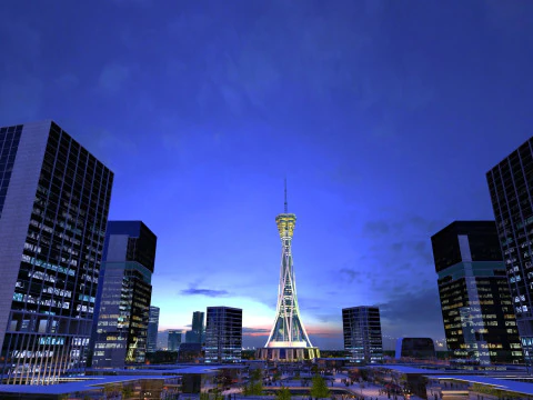 Urban architecture 3D Model