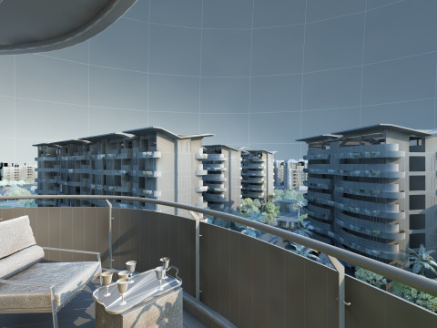 Balcony 3D Model