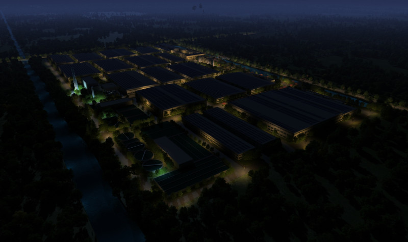 Factory 3D 모델 .c4d .max .obj .3ds .fbx .stl .blend 