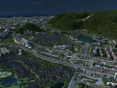 Arquitectura urbana Modelo 3D