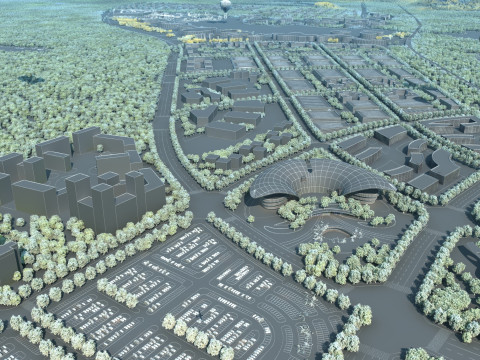 Urban architecture 3D Model