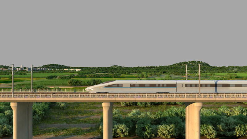 Train Model 3D .c4d .max .obj .3ds .fbx .stl .blend 