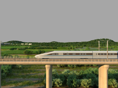 Train Model 3D