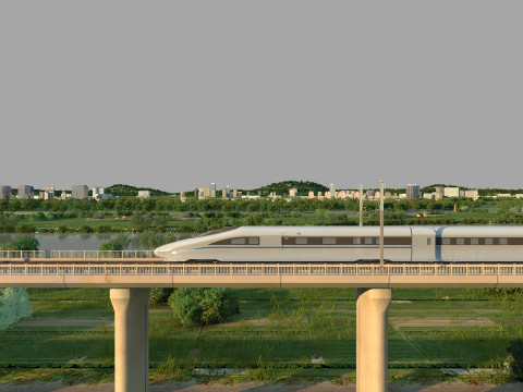Train Model 3D