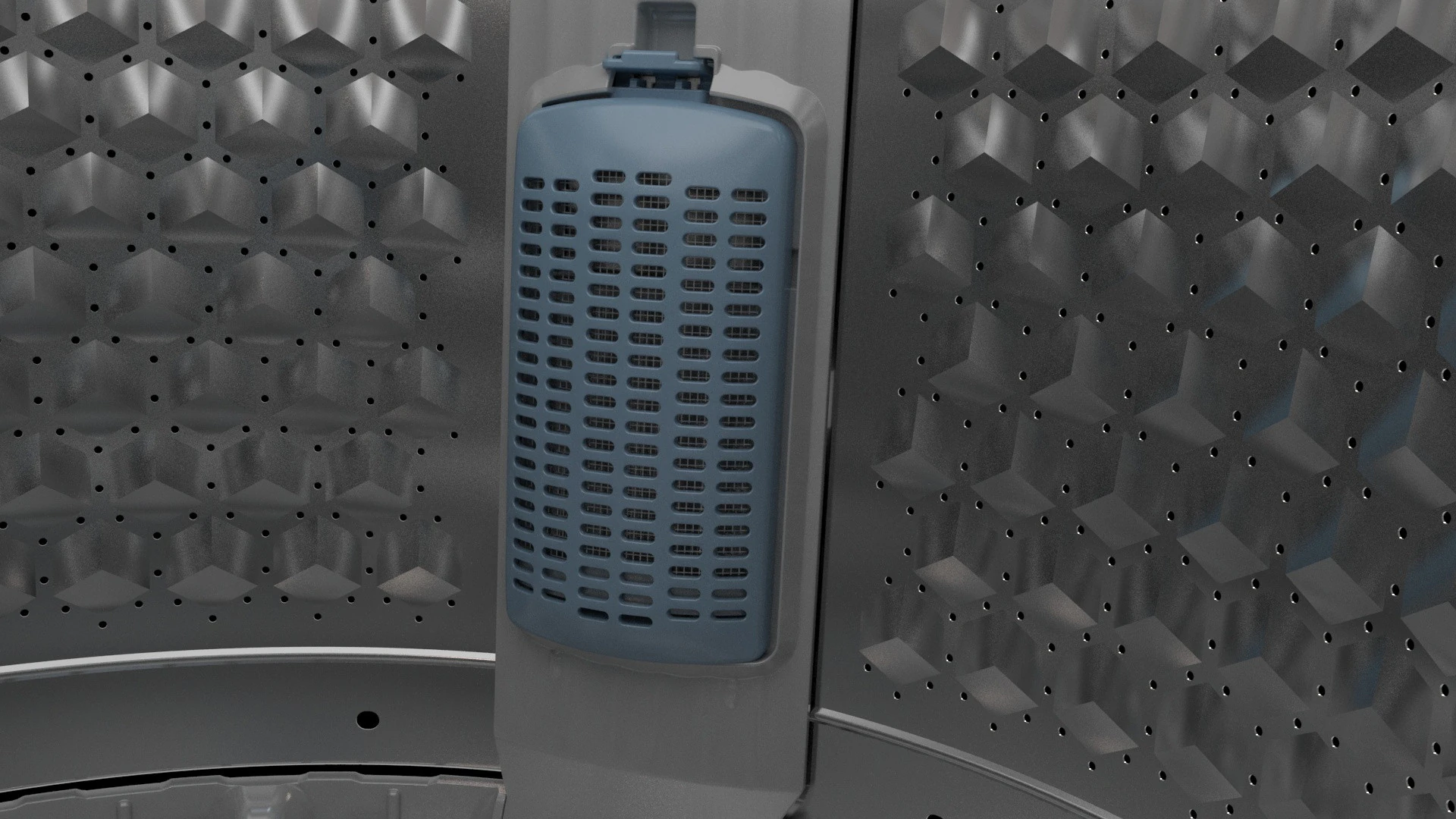 Washing machine drum 3D Model .c4d .max .obj .3ds .fbx .stl .blend 