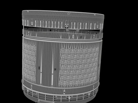 Washing machine drum 3D Model