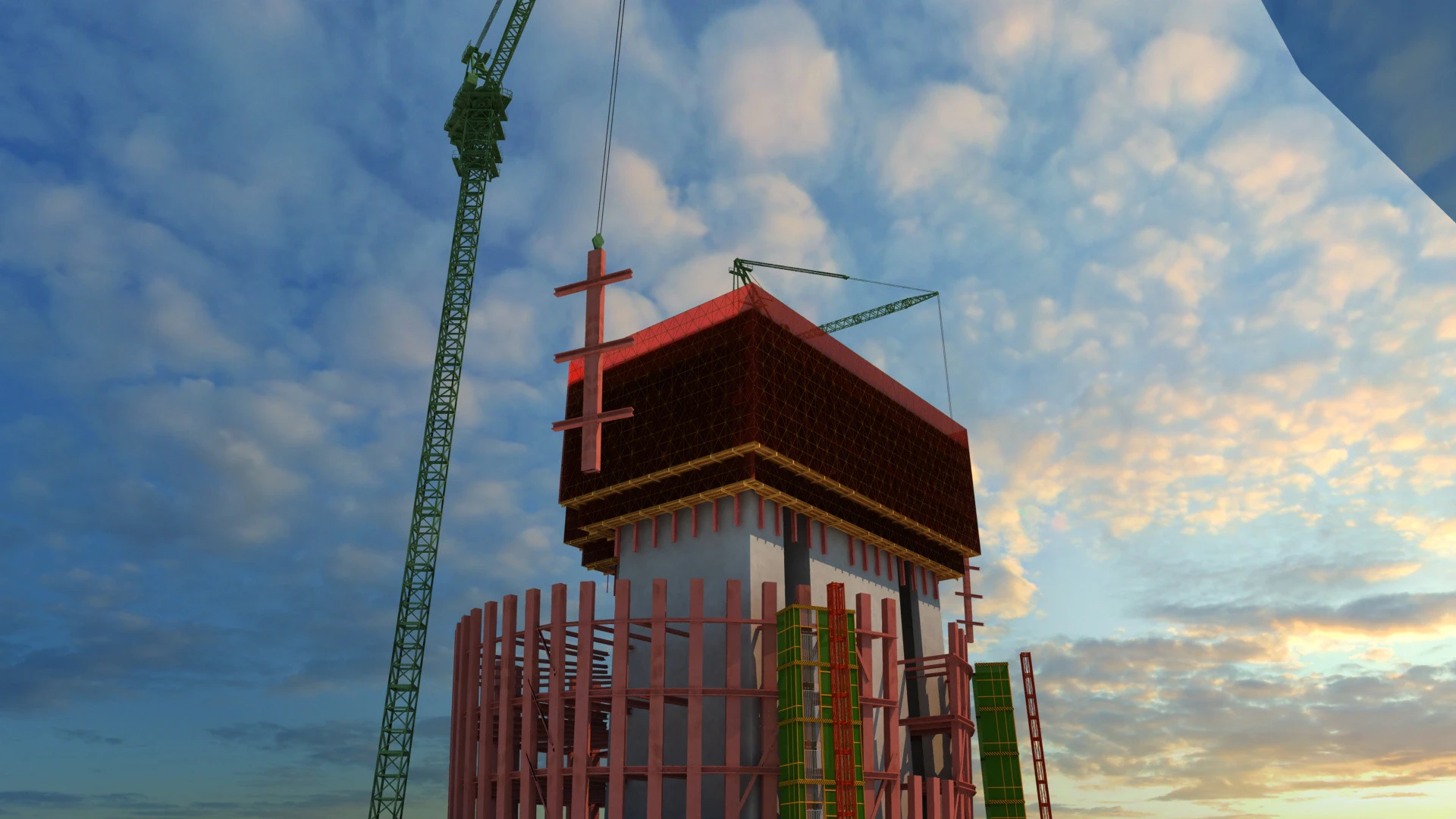 Build tall buildings 3D Model .c4d .max .obj .3ds .fbx .stl .blend