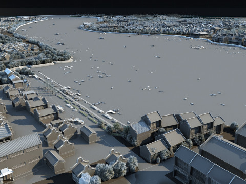 Ancient town 3D 模型