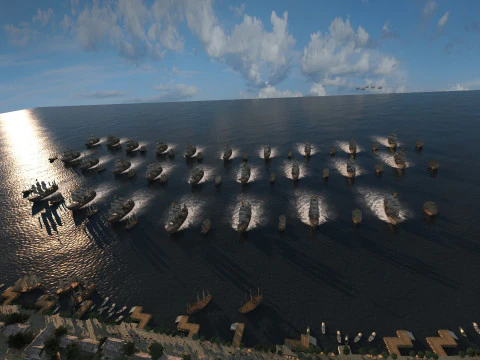 Flotylla Model 3D