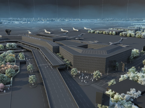 Aerodrome 3D Модель