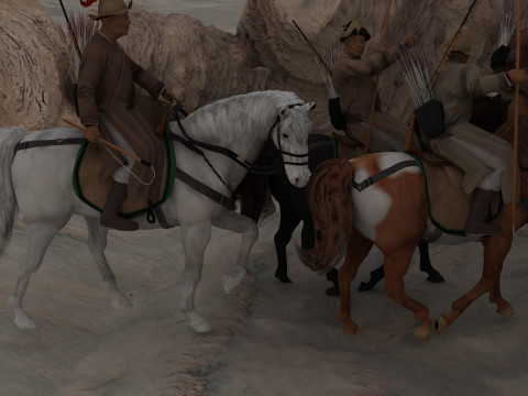 Nomadic people Model 3D
