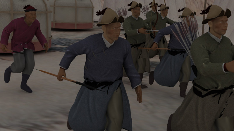 Nomadic people 3D Модель .c4d .max .obj .3ds .fbx .stl .blend 