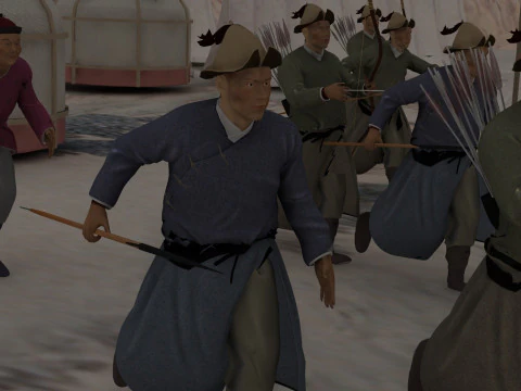 Nomadic people 3D Model