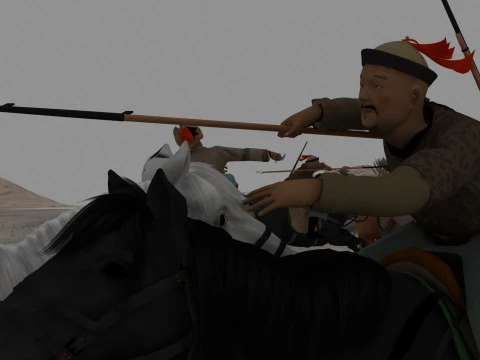 Nomadic people 3D Model