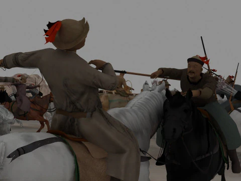 Nomadic people 3D Model