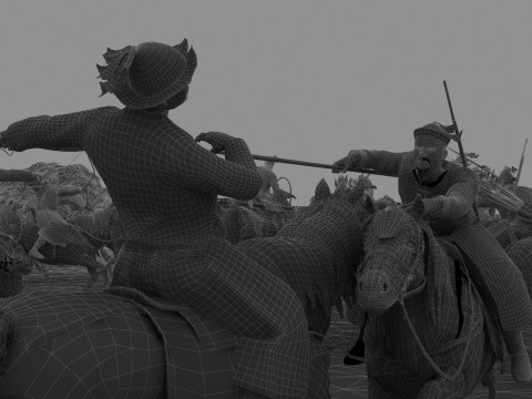 Nomadic people 3D Modell