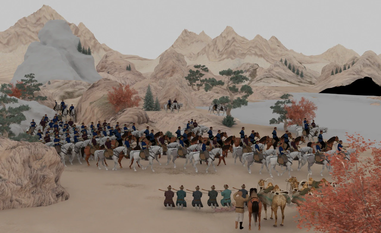 Nomadic people 3D Model .c4d .max .obj .3ds .fbx .stl .blend 