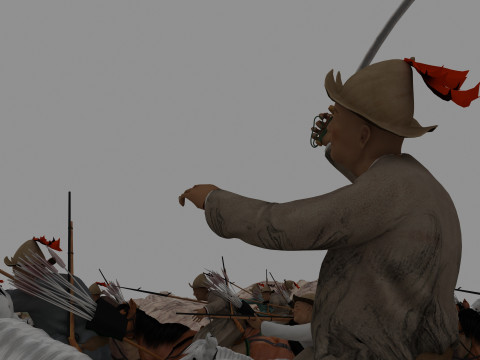 Nomadic people Model 3D