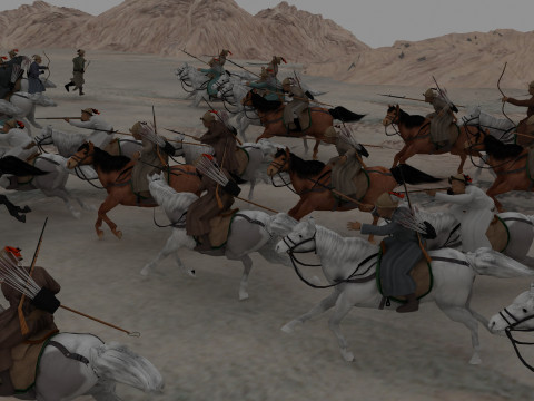 Nomadic people Model 3D