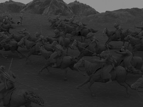 Nomadic people Model 3D