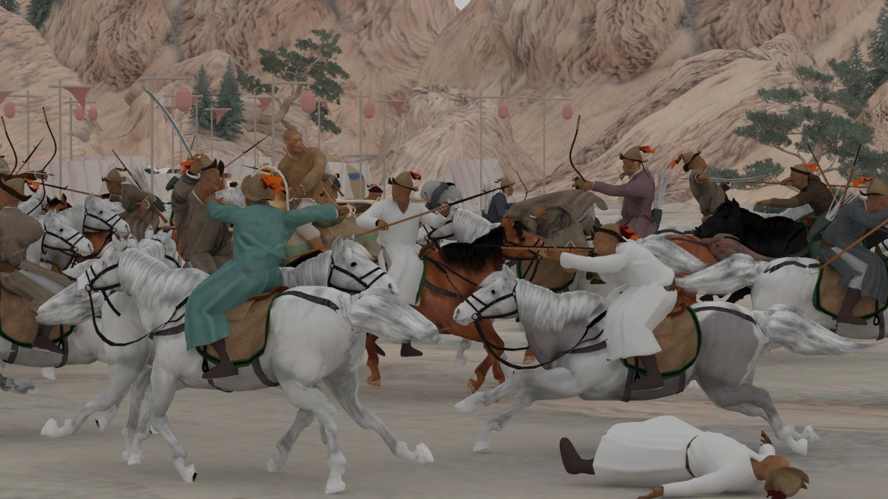 游牧民族 3D 模型 .c4d .max .obj .3ds .fbx .stl .blend 