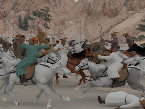 Nomadic people 3D Model