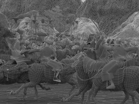 Nomadic people Model 3D