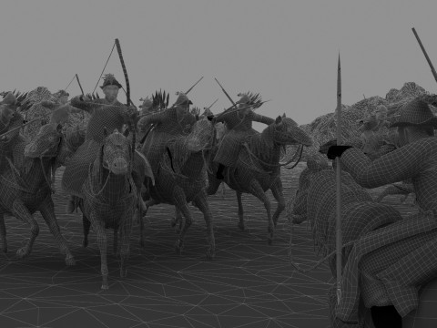 Nomadic people 3D Modell