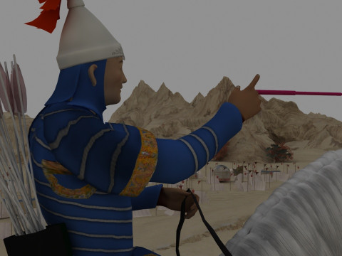 Nomadic people Modello 3D