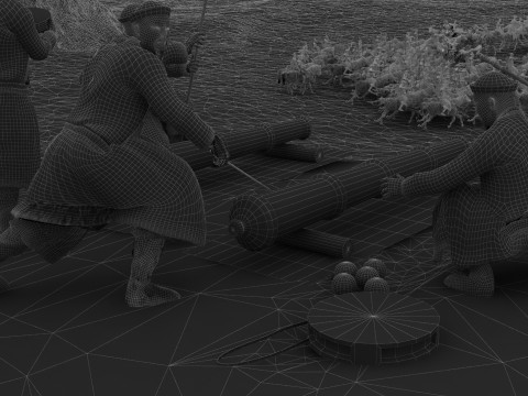 Nomadic people 3D Model