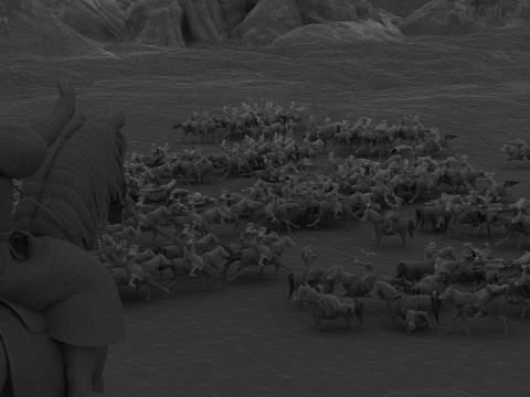 Nomadic people 3D Model