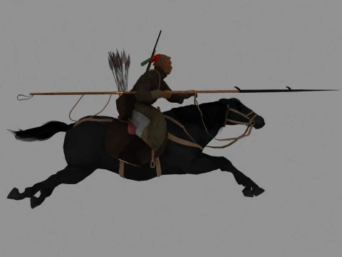 Nomadic people 3D Model