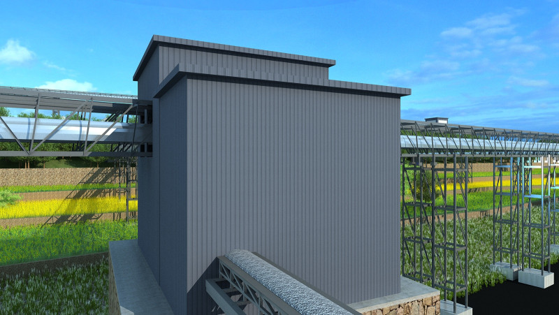 Устаткування для видобутку піску 3D Модель .c4d .max .obj .3ds .fbx .stl .blend