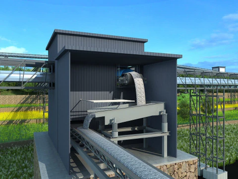 Sand mining equipment 3D Model