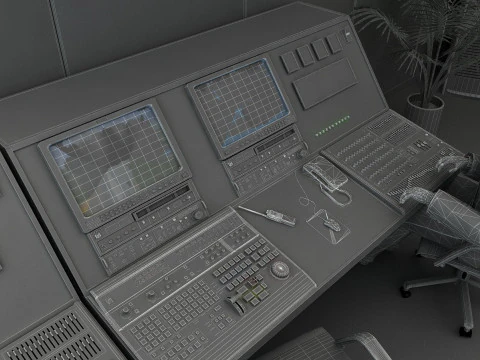 Control room 3D Model