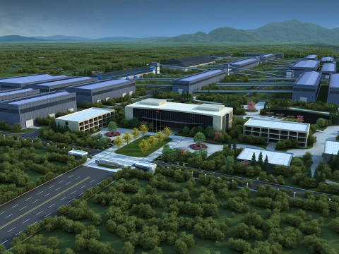 Фабрика 3D Модель