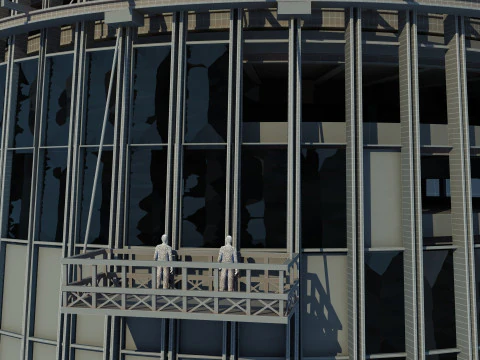 Workman construction 3D Model